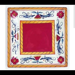 Square Dinner Plate by TABLETOPS UNLIMITED